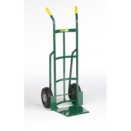 Shovel Nose Hand Truck, Dual Handle, 8"" Solid Rubber, 800 lbs Capacity -  LITTLE GIANT, T3628S